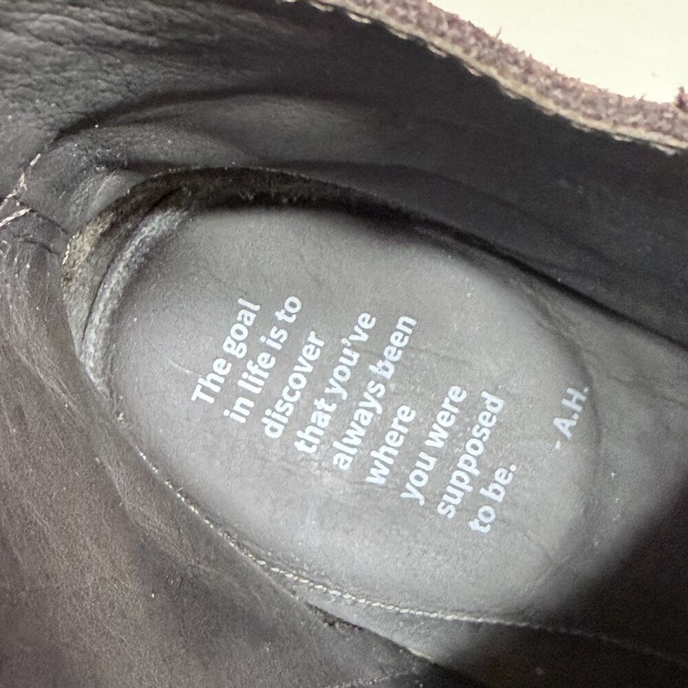Helm x Huckberry Pablo Mens Size 12 Ankle Boots Brown Balthazar Suede Exclusive - Picture 10 of 10